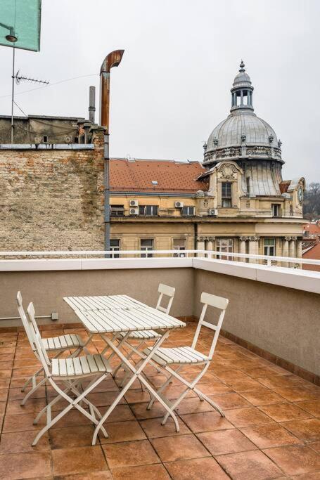 Artissimo Roofterace Appartement Zagreb Buitenkant foto