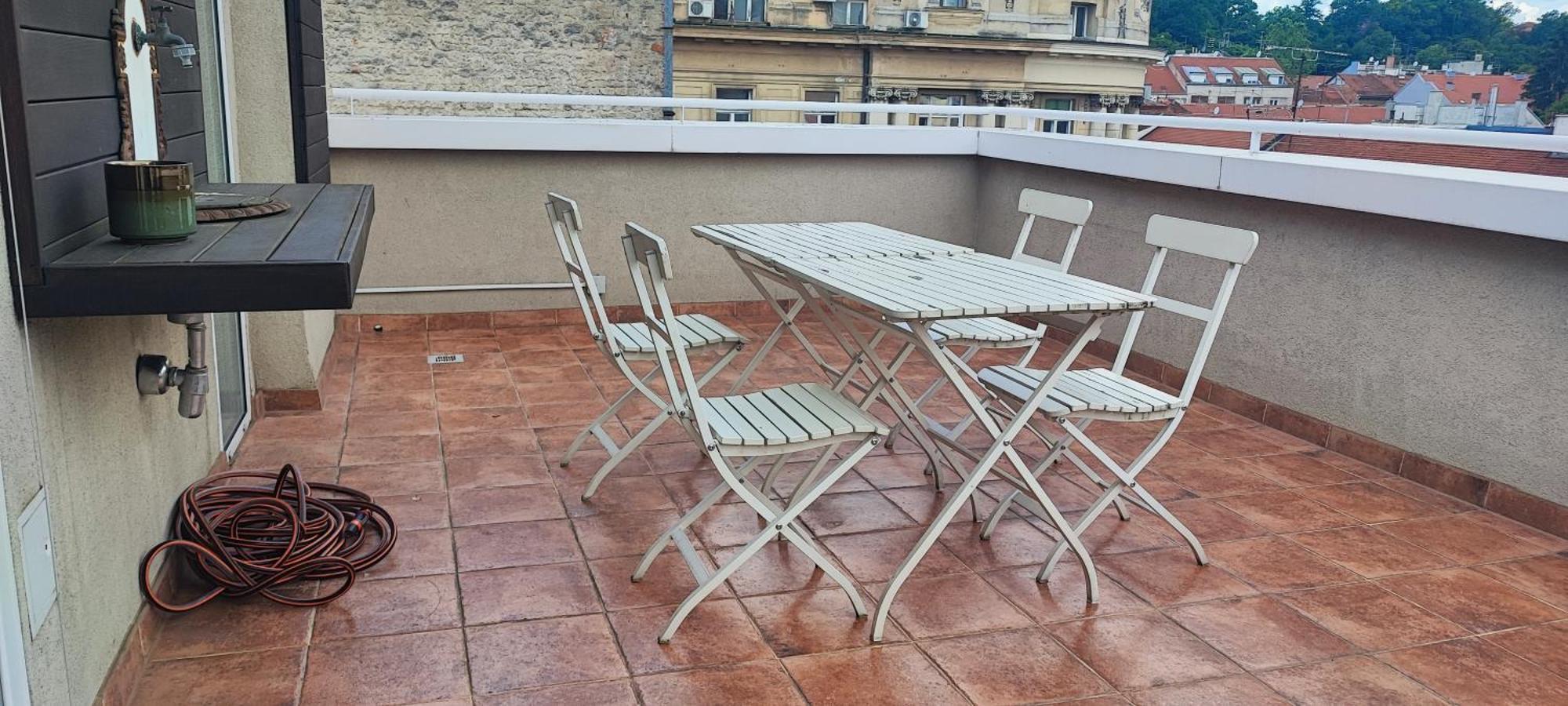 Artissimo Roofterace Appartement Zagreb Buitenkant foto